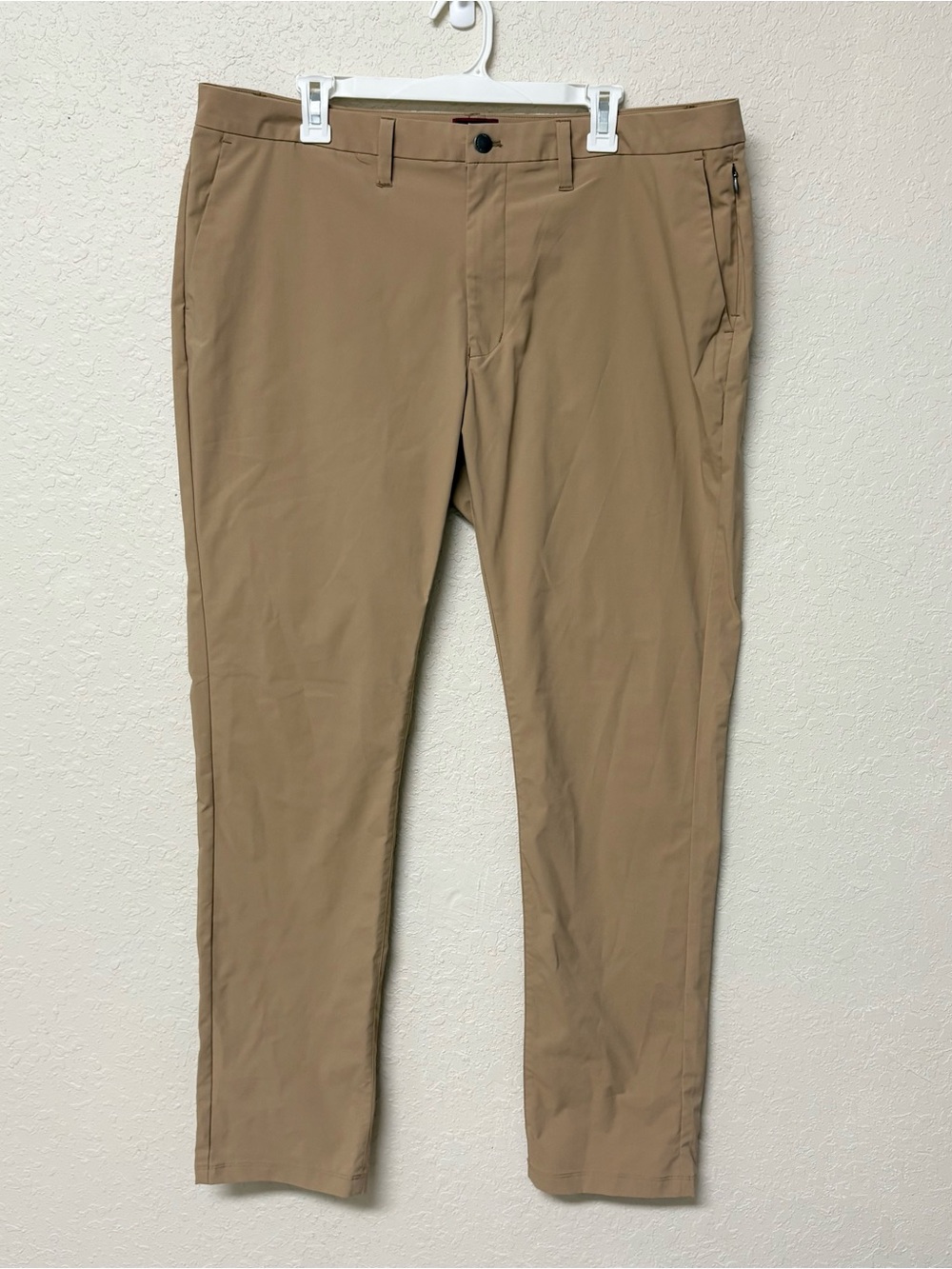 UNTUCKit Chancellor Pants Mens Sz 38x34 Straight Fit 100% Polyester Stretch